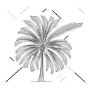 Palm Tree tattoo design idea
