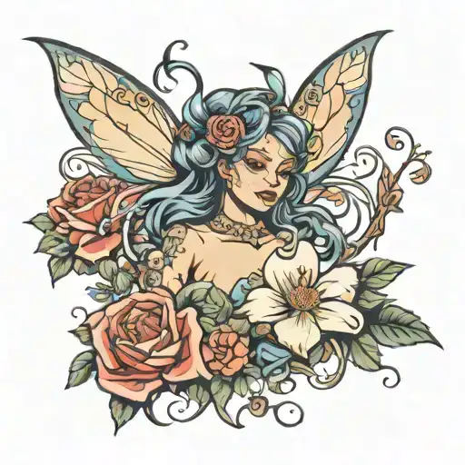 feminization incubus tattoo design idea