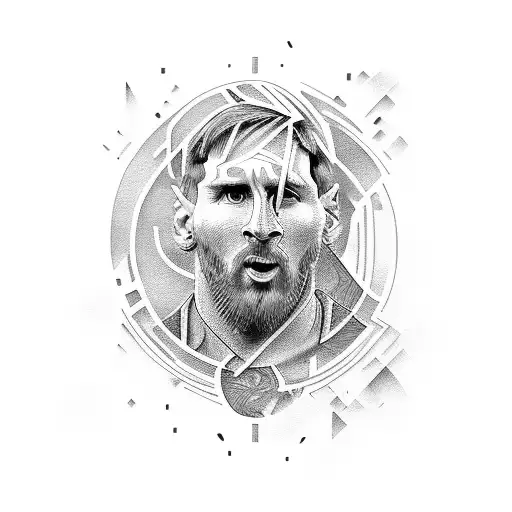 messi tattoo design idea