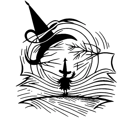 wizard of oz tattoo design idea