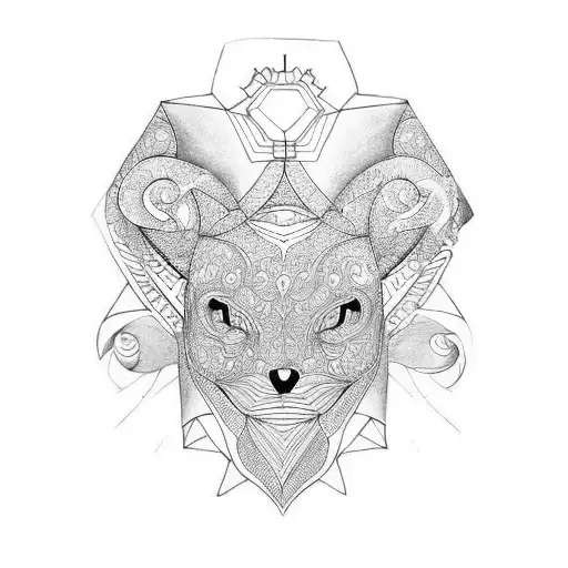 symmetrical tattoo design idea