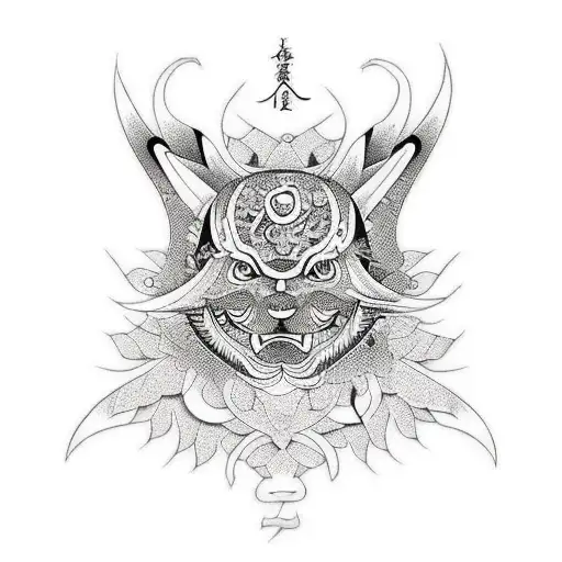 symmetrical tattoo design idea