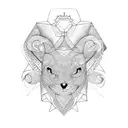 symmetrical tattoo design idea