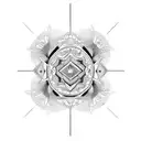 symmetrical tattoo design idea