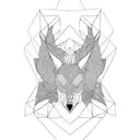 symmetrical tattoo design idea