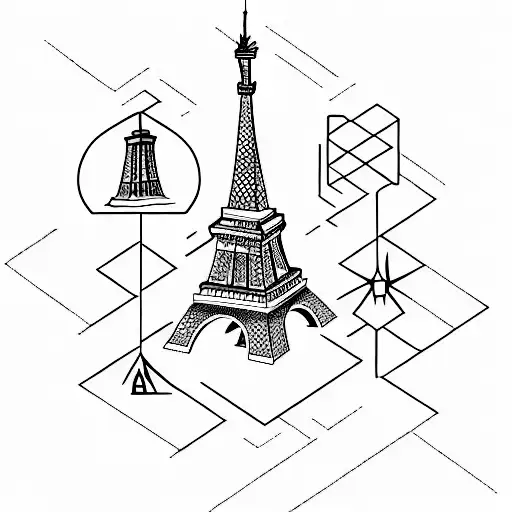 A minimalist tattoo of a famous landmark from one of your favorite sightseeing destinations, like the Eiffel Tower or the Statue of Liberty. tattoo design idea
