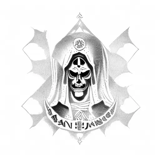 San judas tattoo design idea