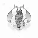electrical lineman tattoo design idea