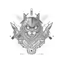 electrical lineman tattoo design idea