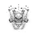 electrical lineman tattoo design idea