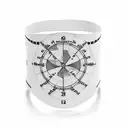 simple braclet with coordinates:  30°24'34"N 87°12'46"W tattoo design idea