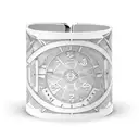 simple braclet with coordinates:  30°24'34"N 87°12'46"W tattoo design idea