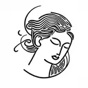 aphrodite and athena symbol tattoo design idea