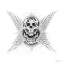 Hell and Heaven tattoo design idea