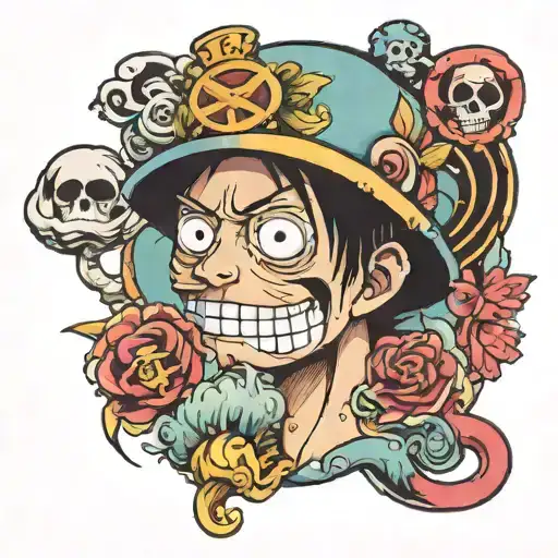 one piece secret tattoo design idea