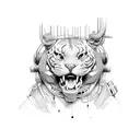 dj tattoo design idea