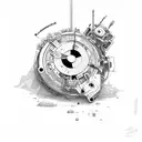 dj tattoo design idea