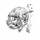 History of a career with 3 different american football teams kankakee high school and illinois wesleyan  tattoo design idea