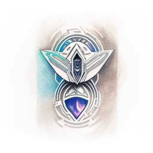 mass effect tali tattoo design idea