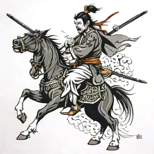 Miyamoto Musashi tattoo design idea