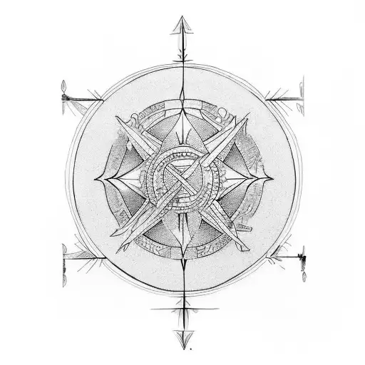 roman numeral 2 feminine  tattoo design idea