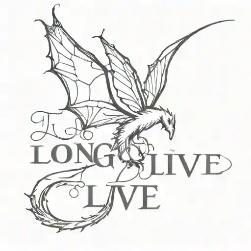 taylor swift song "long live" design inspired by the lyrics "i had the time of my life fighting dragons with you" tattoo design idea