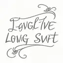 taylor swift "long live" tattoo design idea