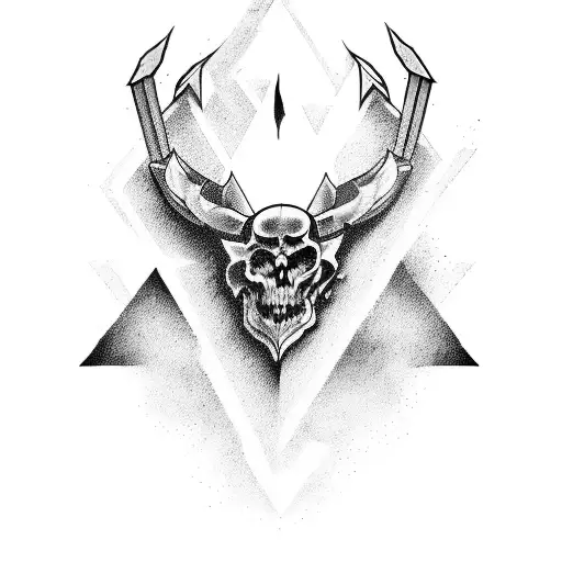 Incorporate a heavy metal guitar riff into a tattoo design tattoo design idea