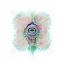 colorful absolem evolution  tattoo design idea