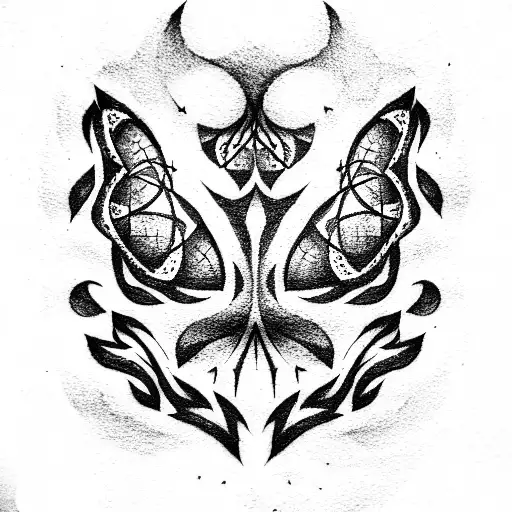 gothic  lettering  tattoo design idea