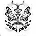 gothic  lettering  tattoo design idea