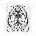 gothic  lettering  tattoo design idea