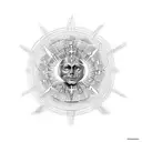 Alex Grey with Cross tattoo design idea