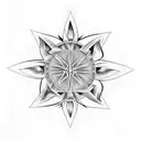 Alex Grey with Cross tattoo design idea