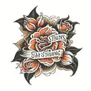 stay strong feelings change memories Don't let this darkness tattoo design idea