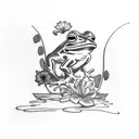 coqui frog, Puerto Rican flag, palm trees, hibiscus flower tattoo design idea