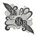 words sabr shukr text tattoo design idea