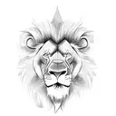 King Lion tattoo design idea