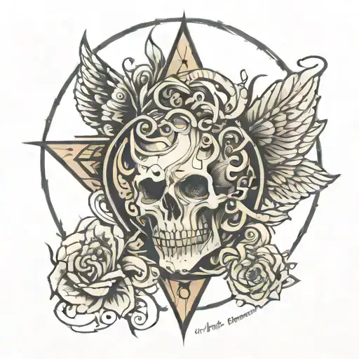 Struggle and Perseverance tattoo design idea