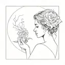 idea of facing hardships, whether external or internal, and trying to work through them despite the emotional toll tattoo design idea