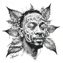 "FEEL" by Kendrick Lamar tattoo design idea