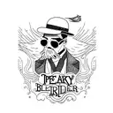 peaky blinders tattoo design idea