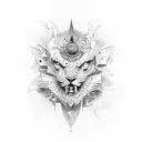 roman number 13 tattoo design idea