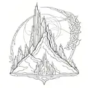 lotr-andulın-Sauron tattoo design idea