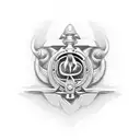 car gear shift tattoo design idea