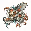 Sick With It tattoo design idea