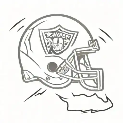 raiders football  tattoo design idea