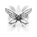 death Moth tattoo design idea