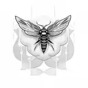 death Moth tattoo design idea