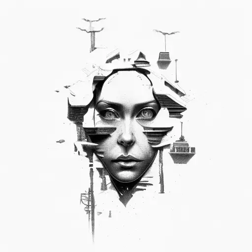 Shaver Block House Street tattoo design idea